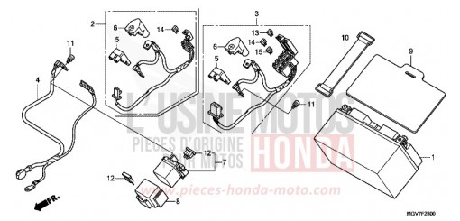 BATTERIE CBR600FC de 2012